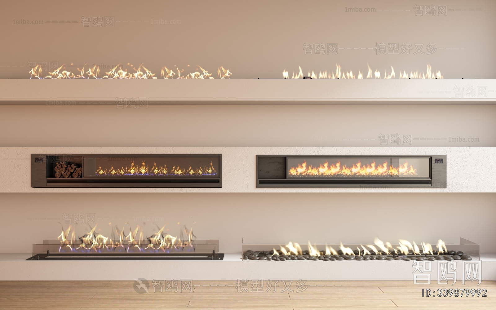 Modern Electronic Fireplace