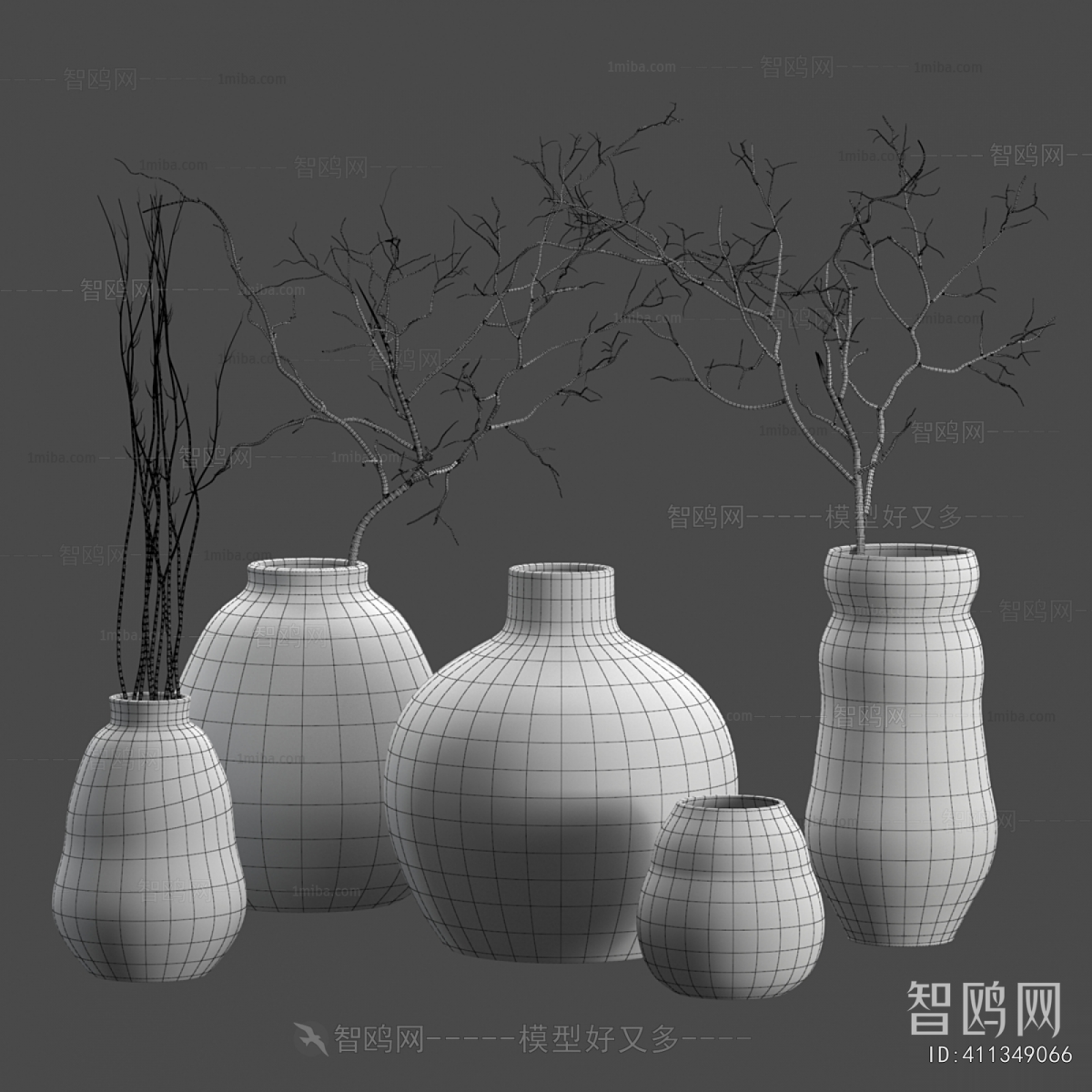 Wabi-sabi Style Dried Branch