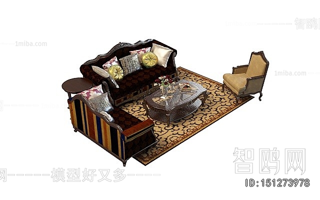 European Style Sofa Combination