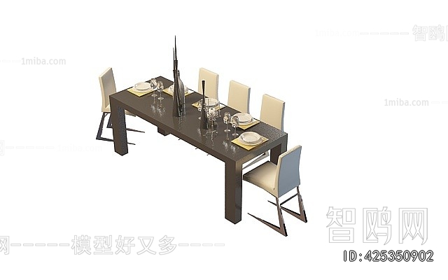 European Style Dining Table And Chairs