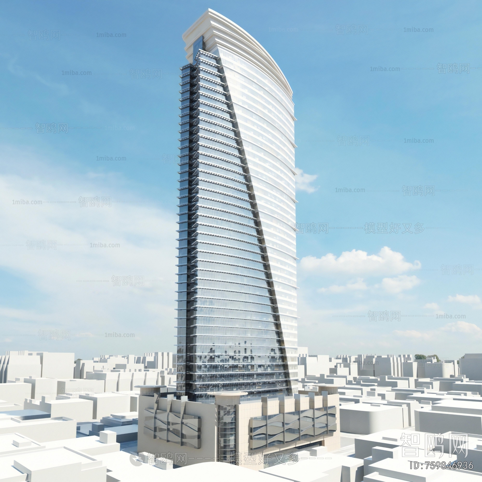 Modern Appearance Of Commercial Building