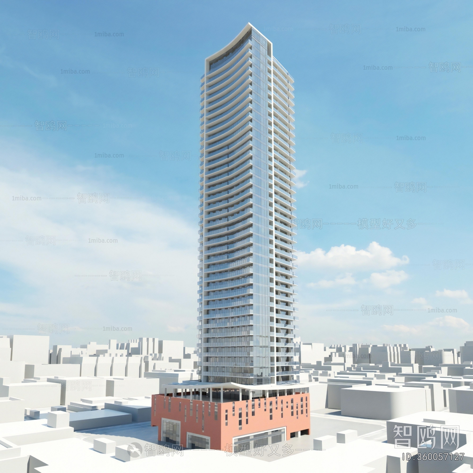 Modern Appearance Of Commercial Building