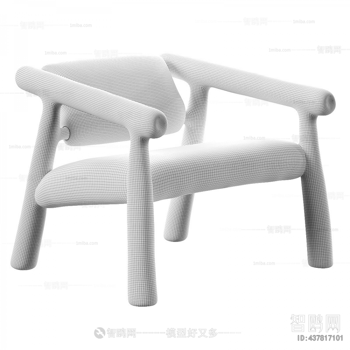 Wabi-sabi Style Lounge Chair