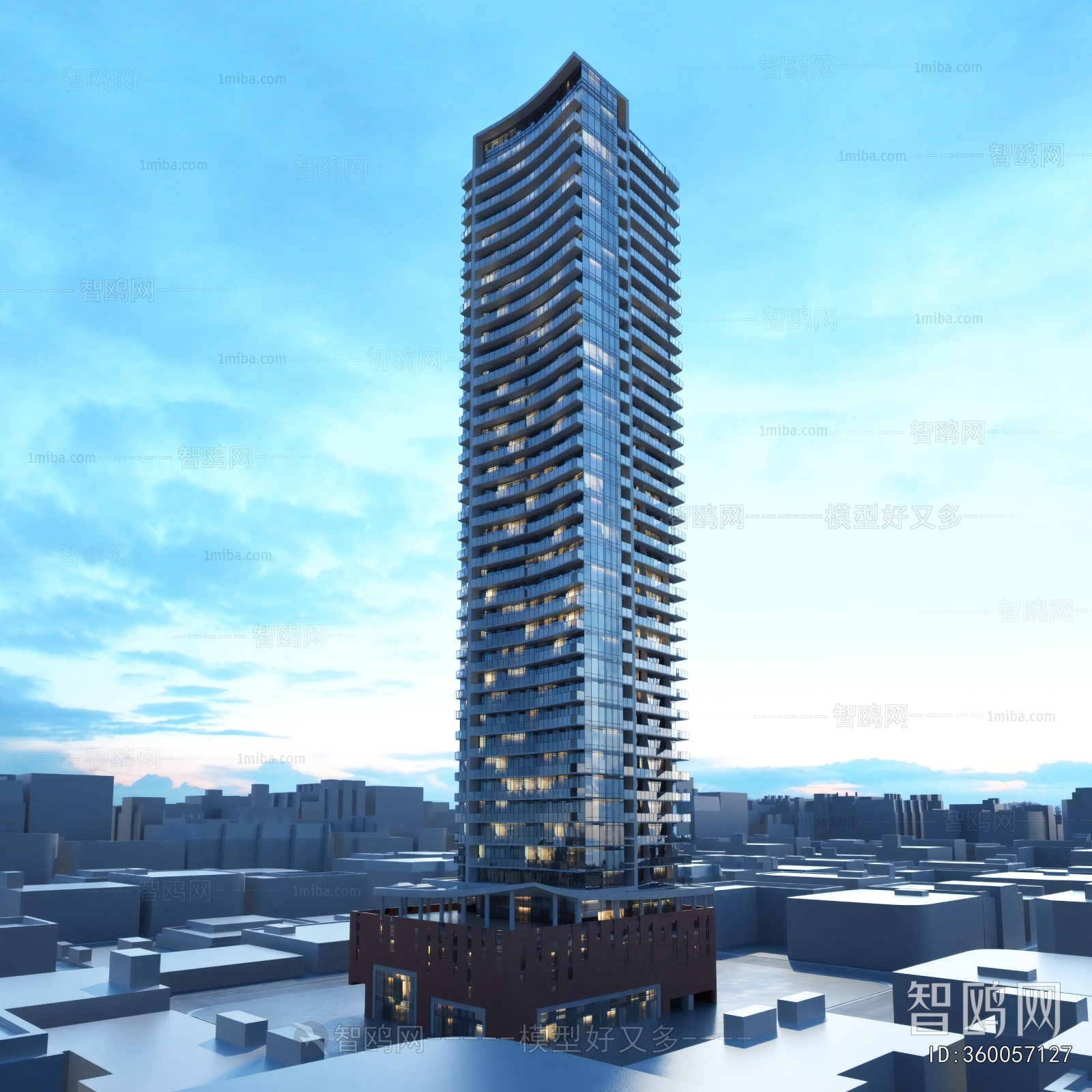 Modern Appearance Of Commercial Building