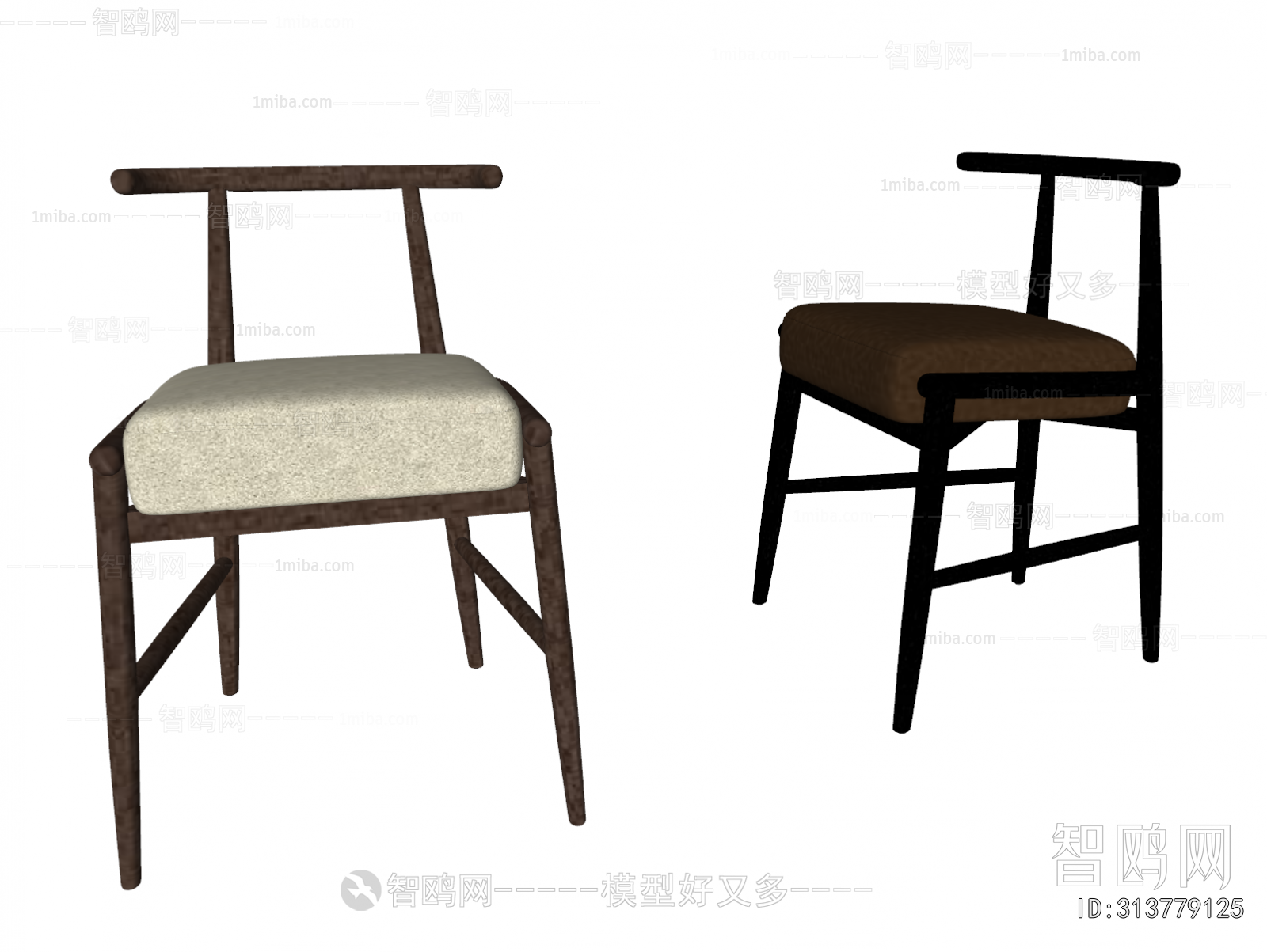 Wabi-sabi Style Single Chair
