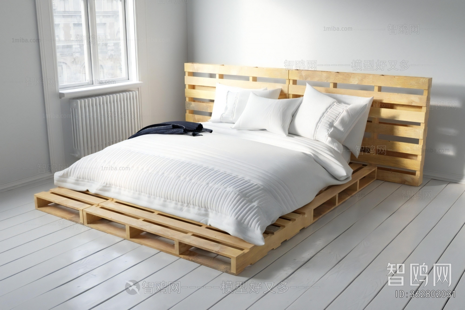 Nordic Style Double Bed