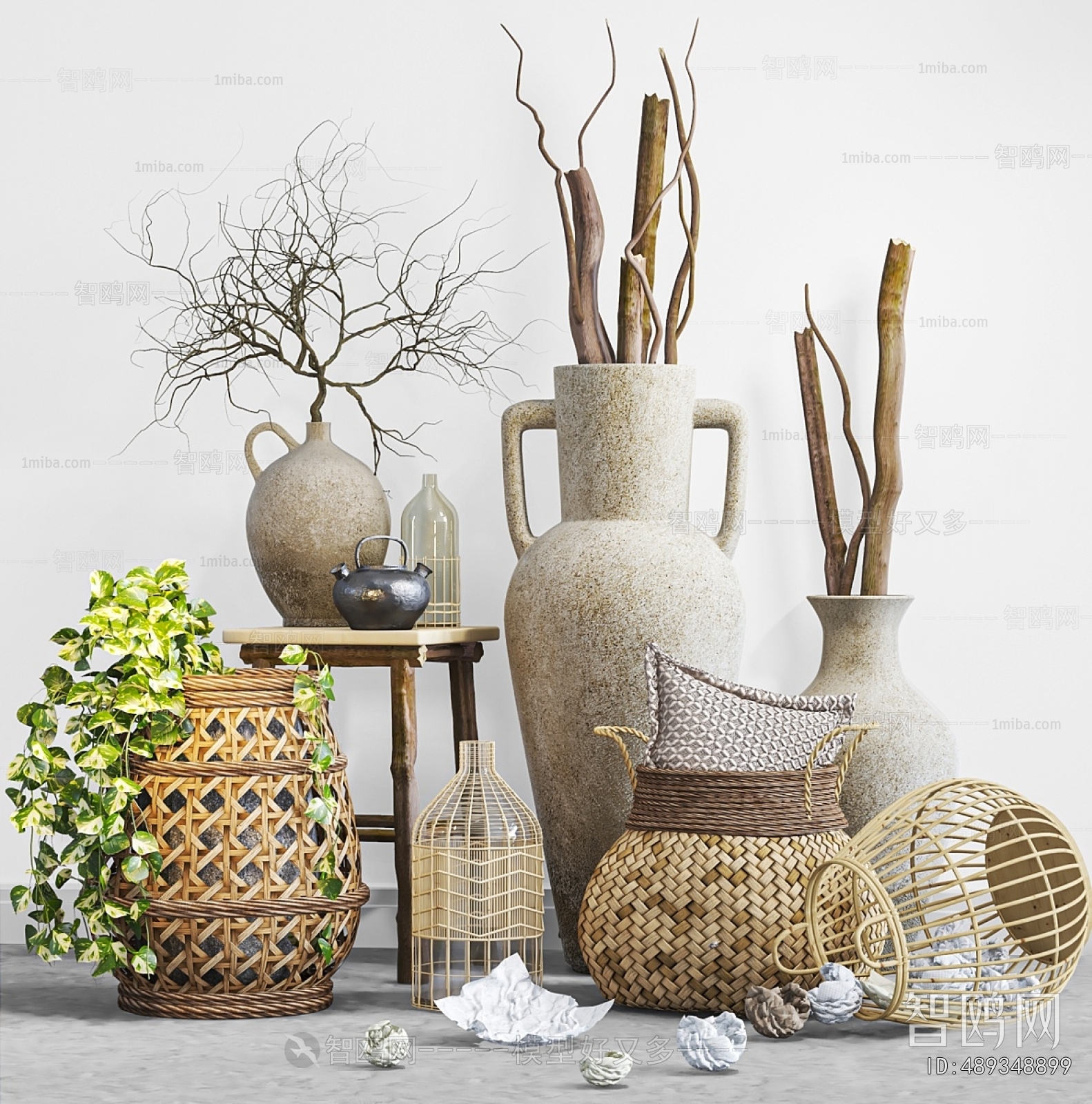 Wabi-sabi Style Decorative Set