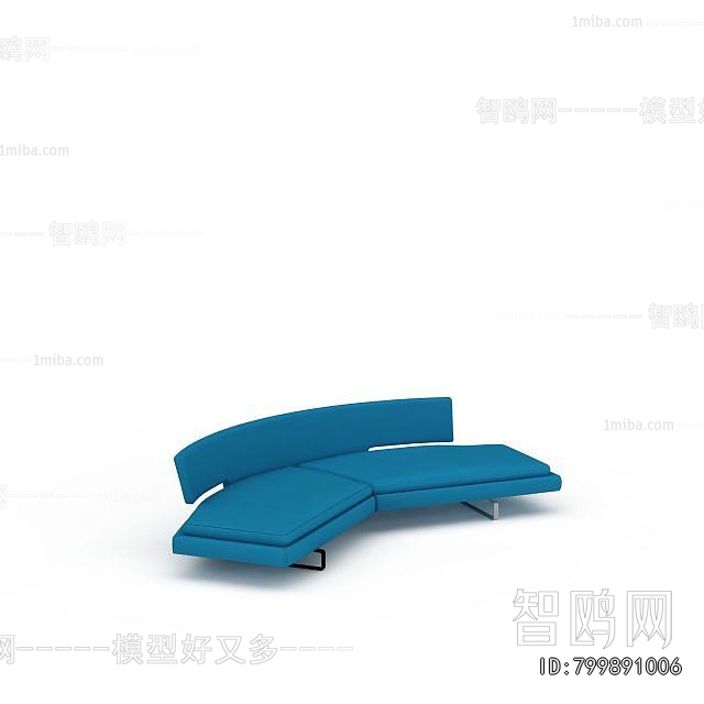 Mediterranean Style Curved Sofa