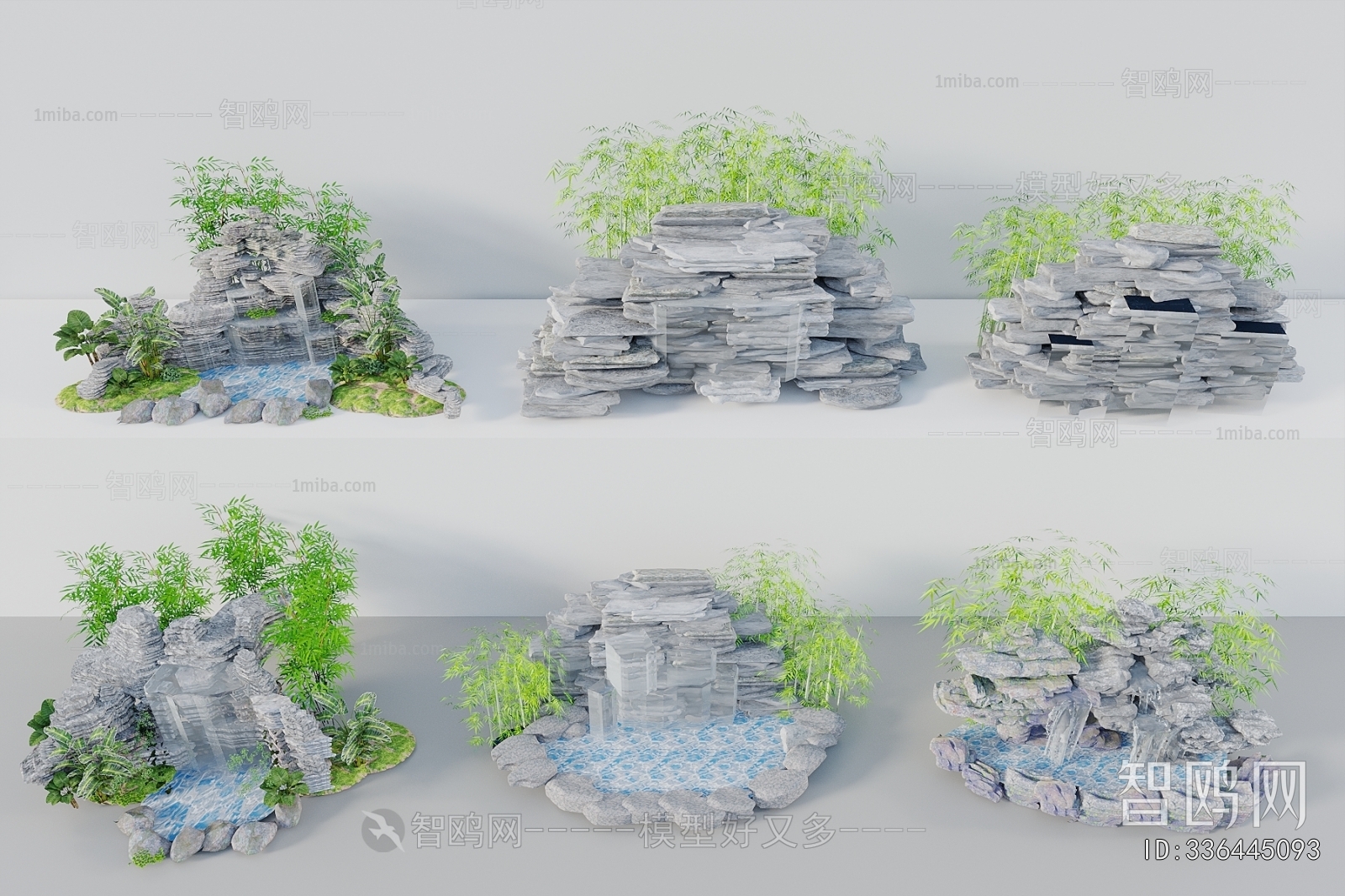 Chinese Style Rockery Waterscape