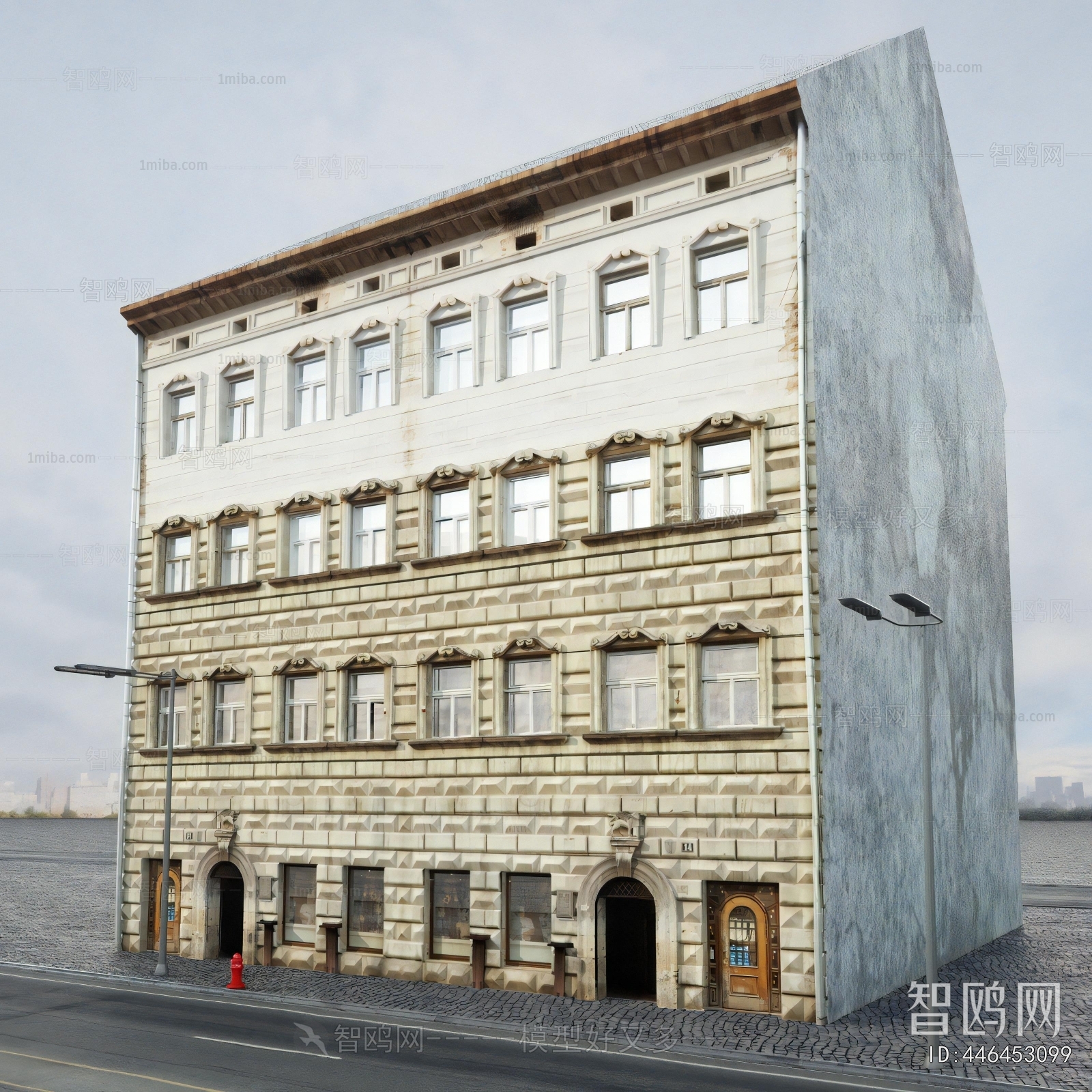 European Style Appearance Of Commercial Building