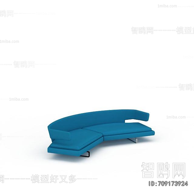 Mediterranean Style Curved Sofa