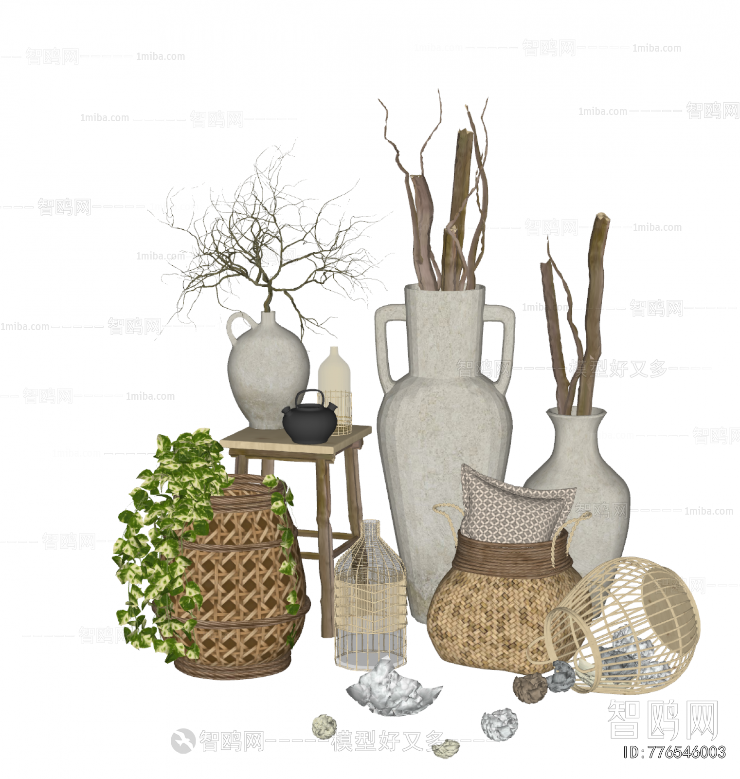 Wabi-sabi Style Decorative Set