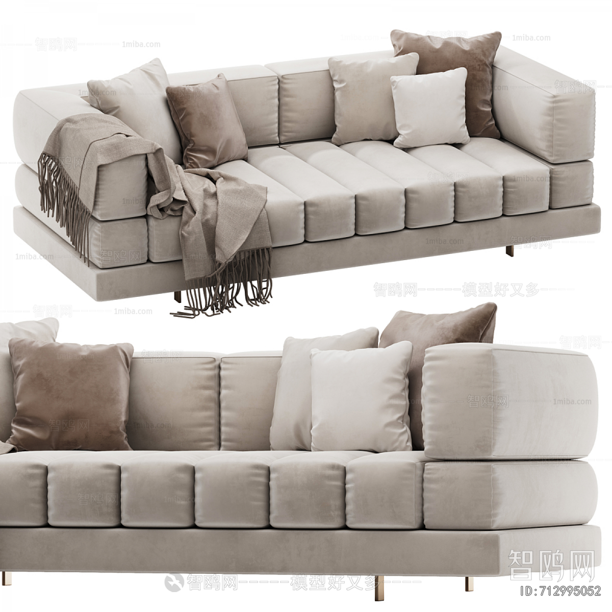 Modern Three-seat Sofa