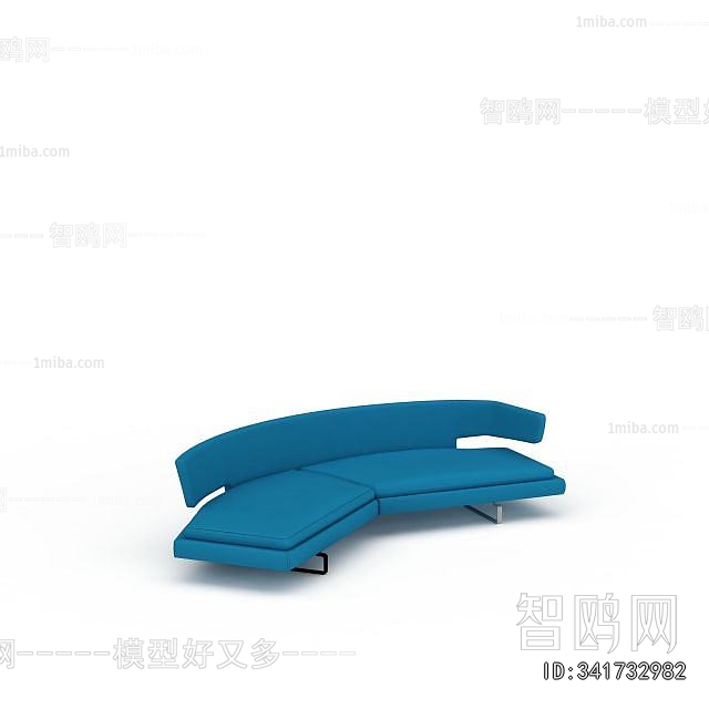 Mediterranean Style Curved Sofa