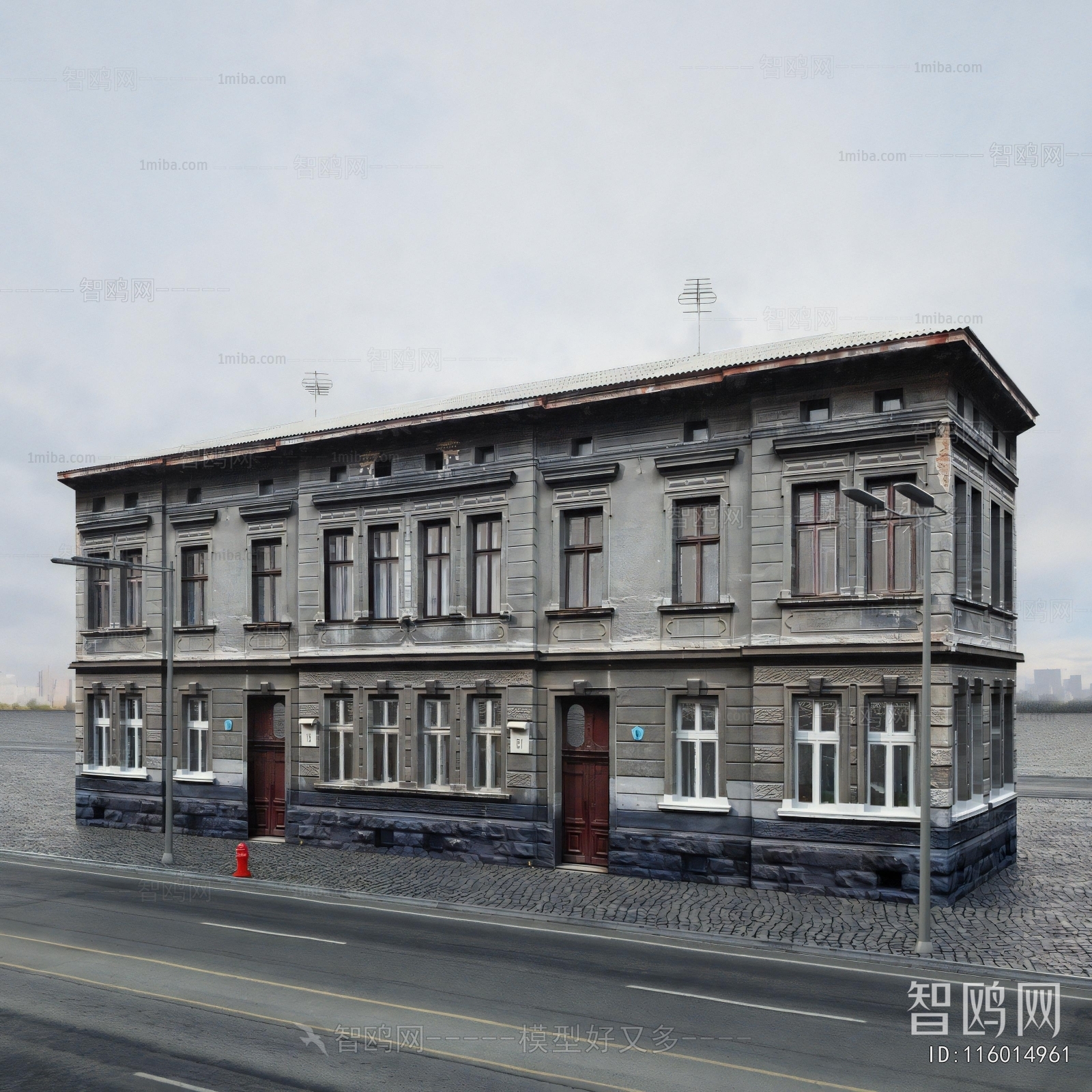 European Style Appearance Of Commercial Building