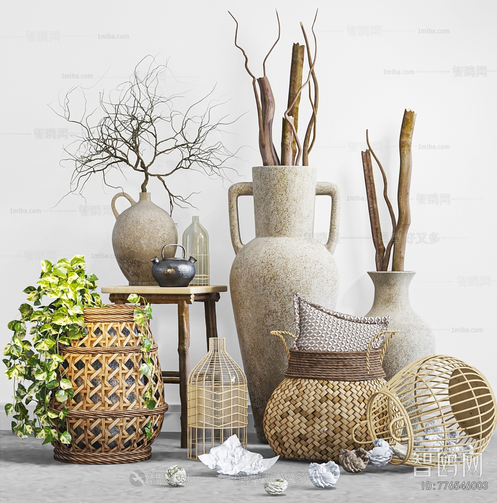 Wabi-sabi Style Decorative Set