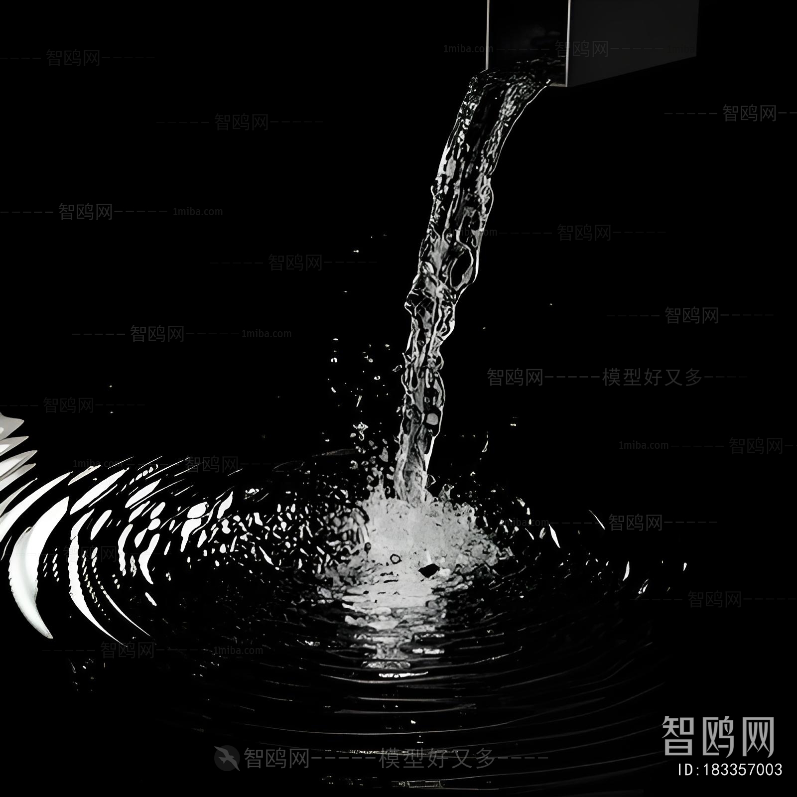 Modern Rockery Waterscape