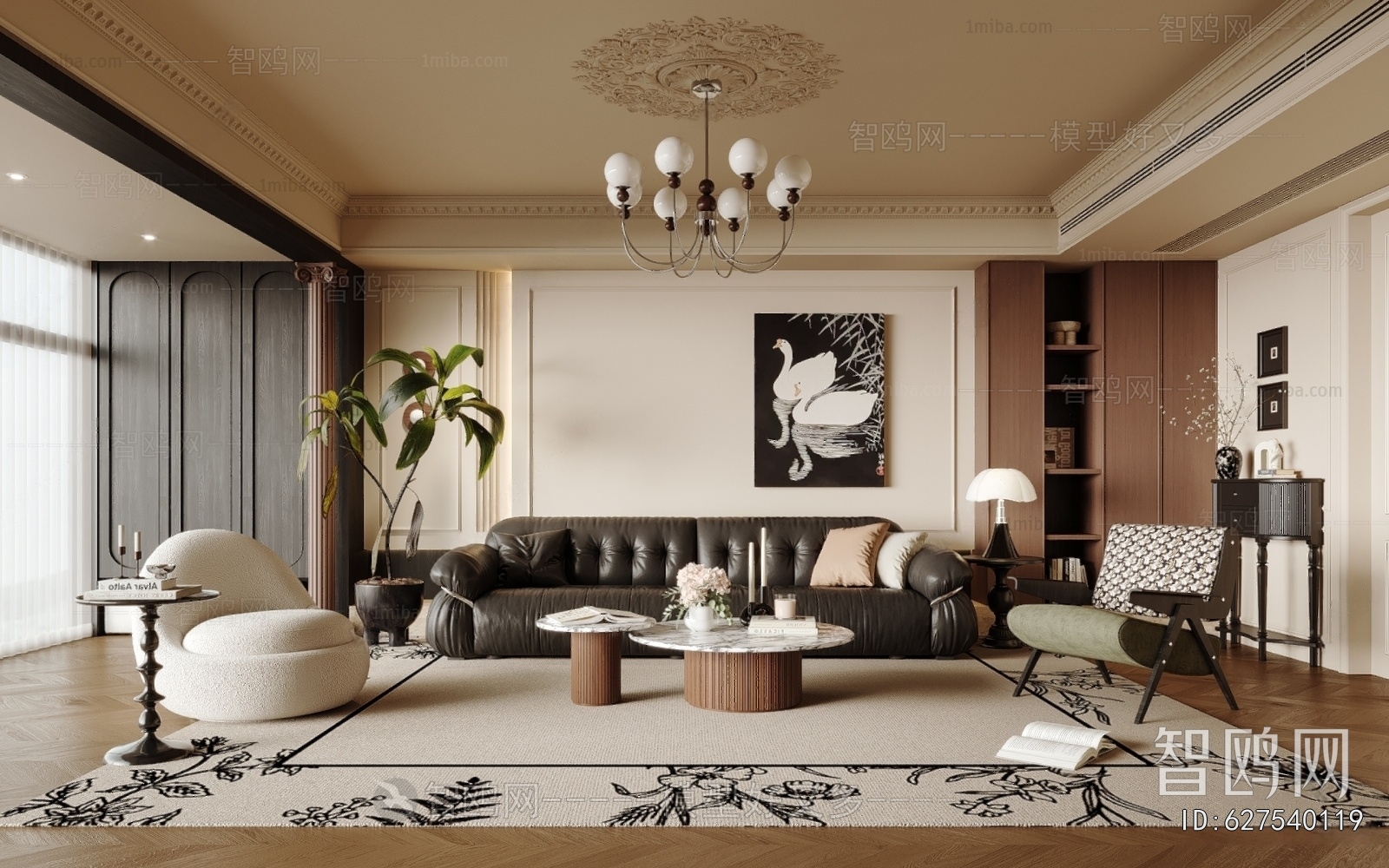 French Style A Living Room