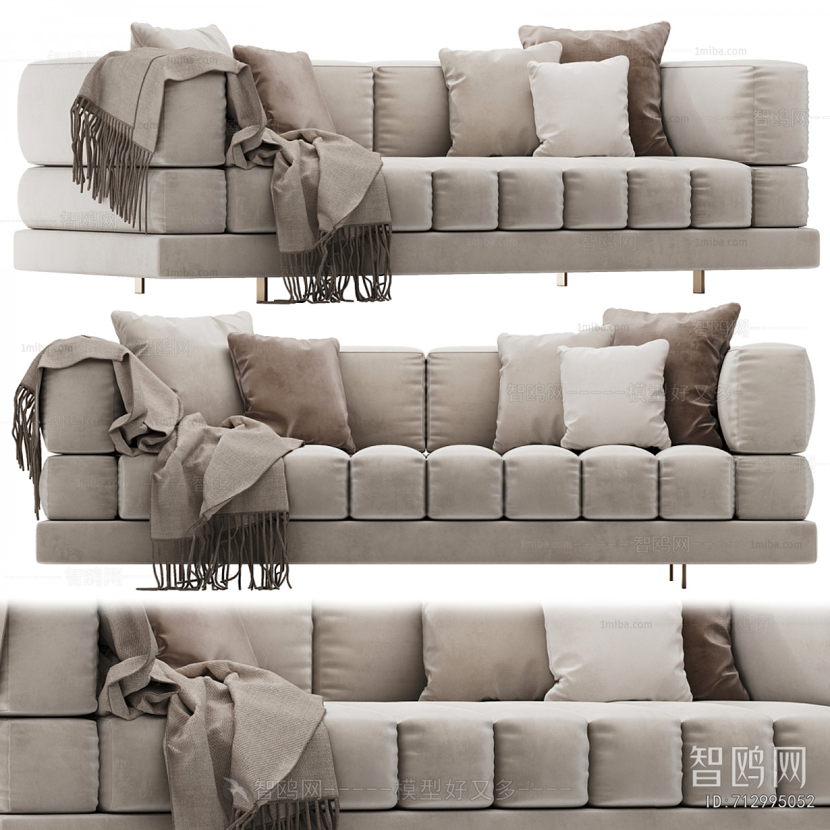 Modern Three-seat Sofa