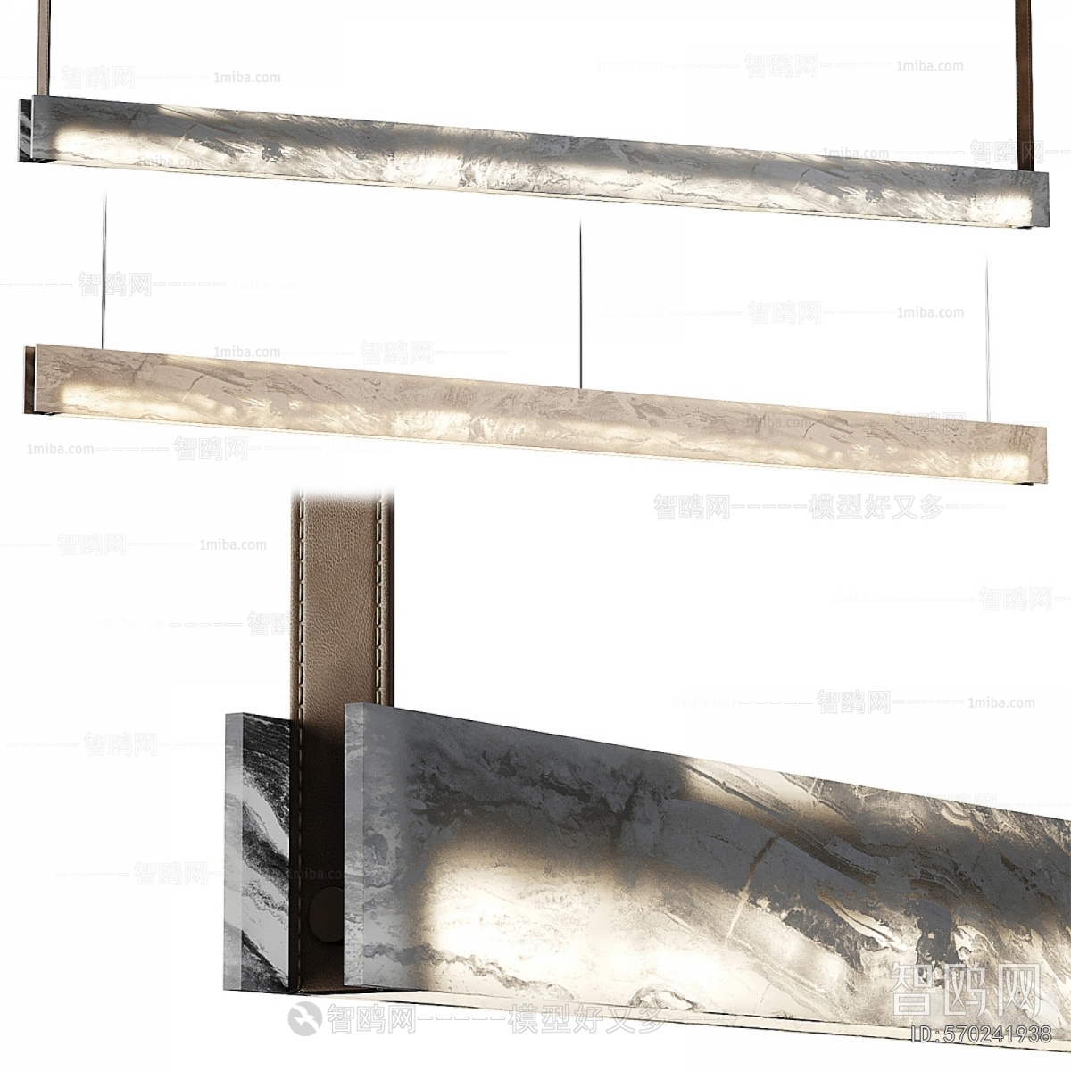 Modern Long Chandelier