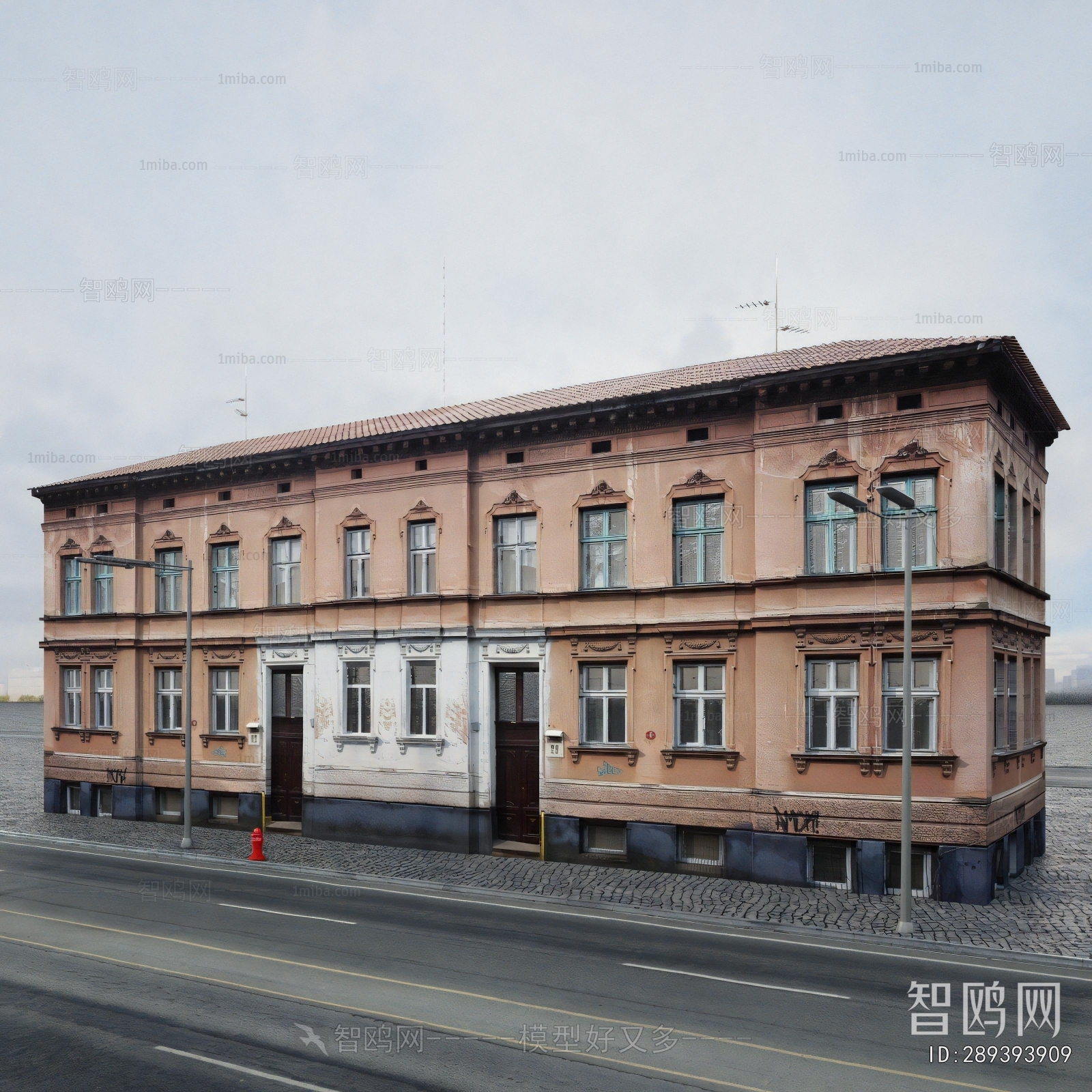 European Style Appearance Of Commercial Building