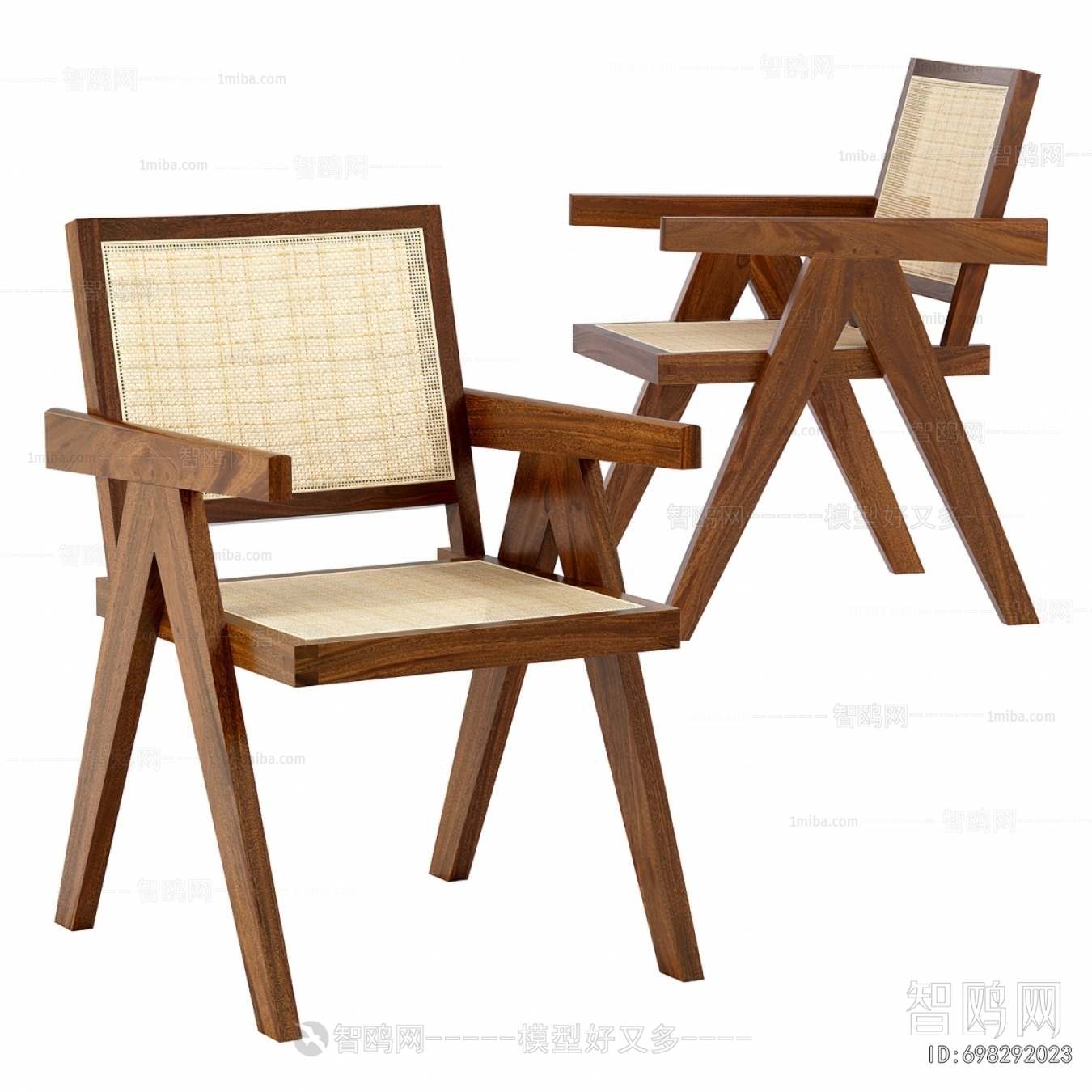 Wabi-sabi Style Single Chair