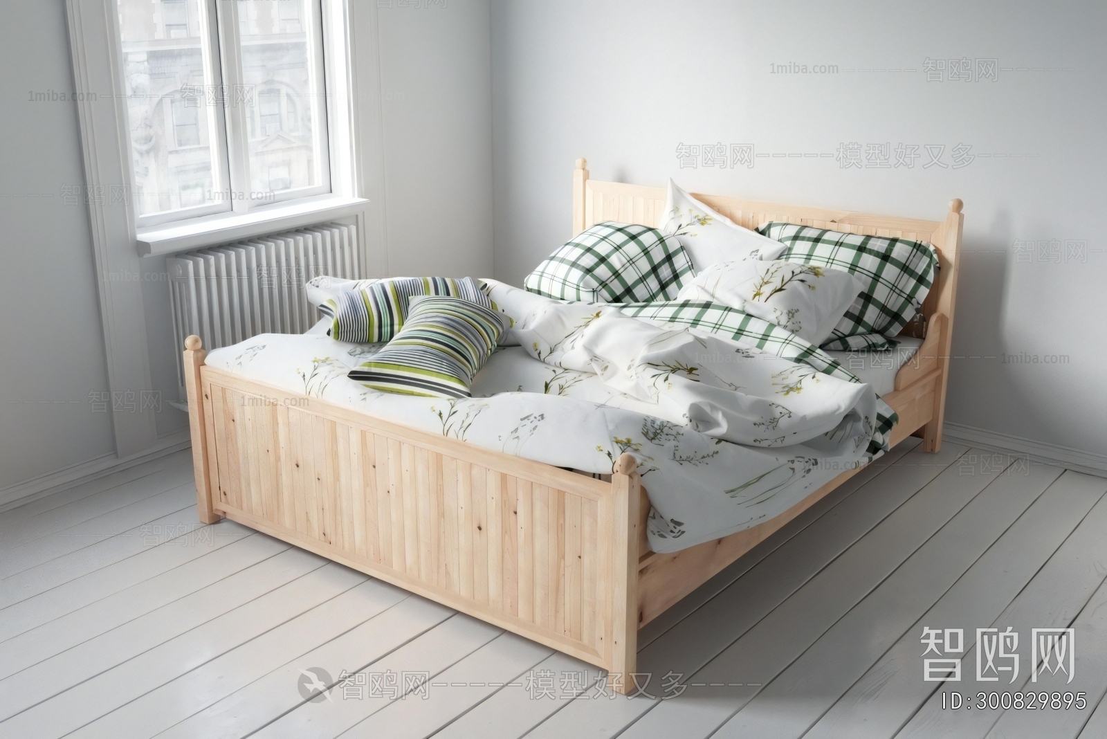 Nordic Style Double Bed