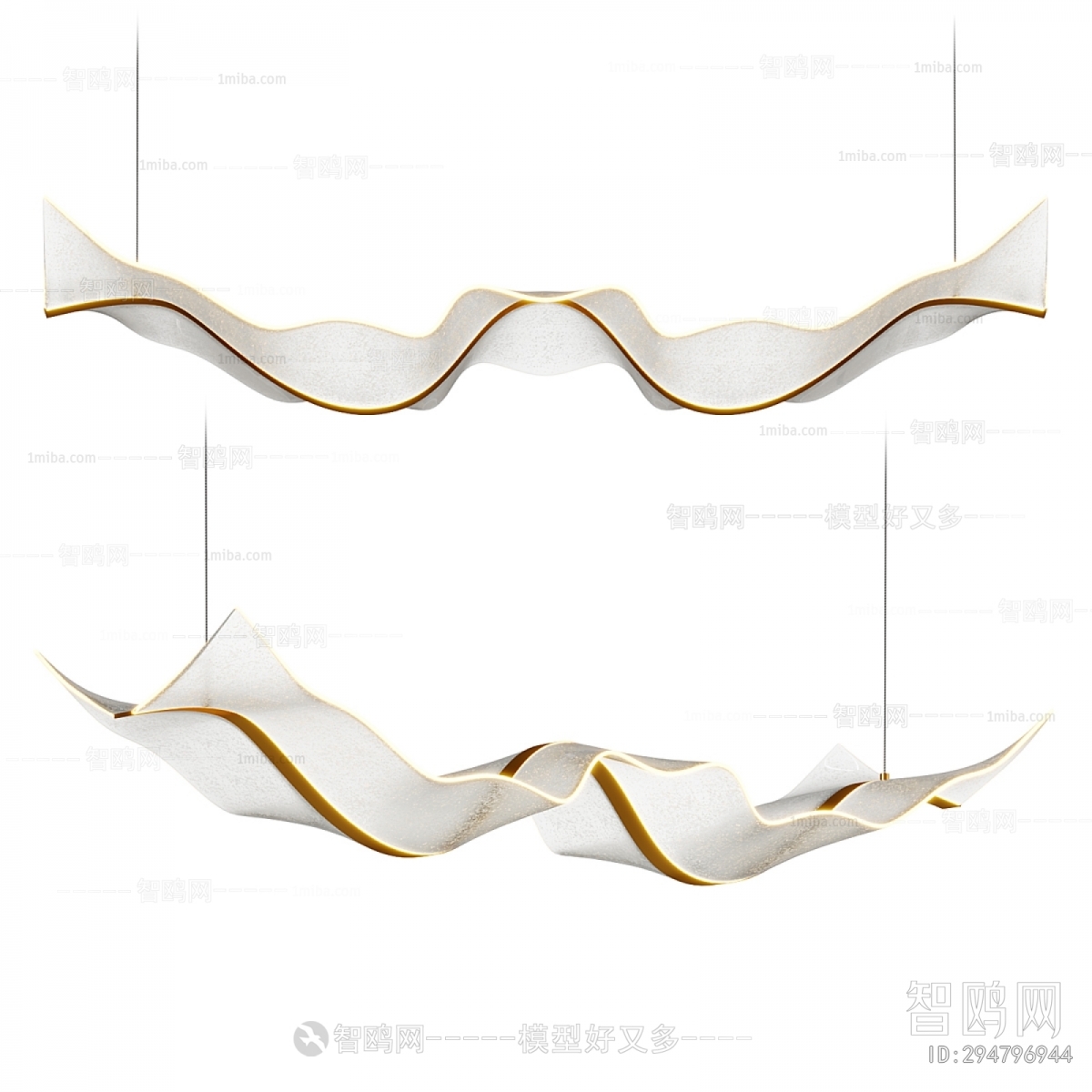 Modern Long Chandelier