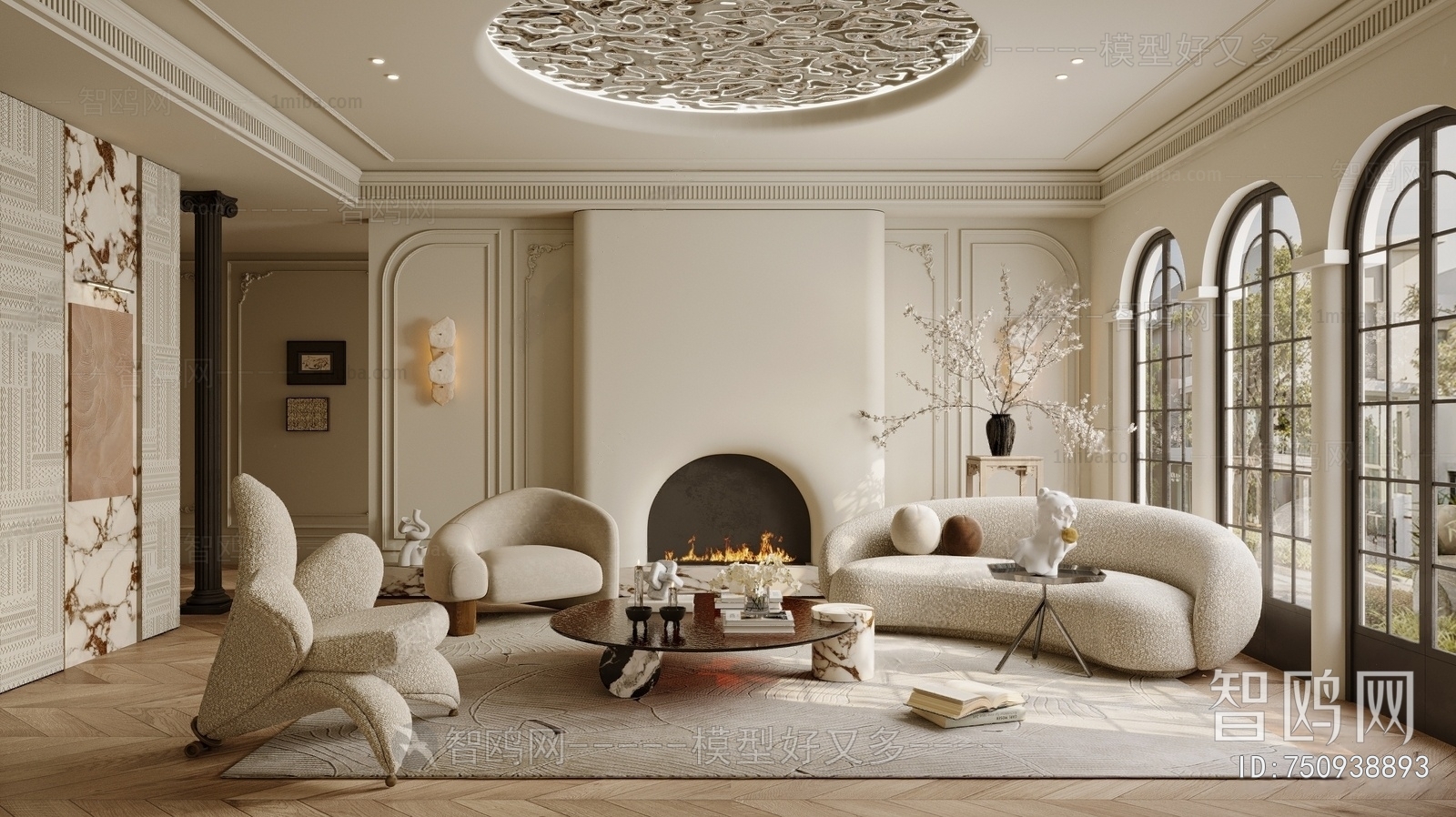 French Style A Living Room