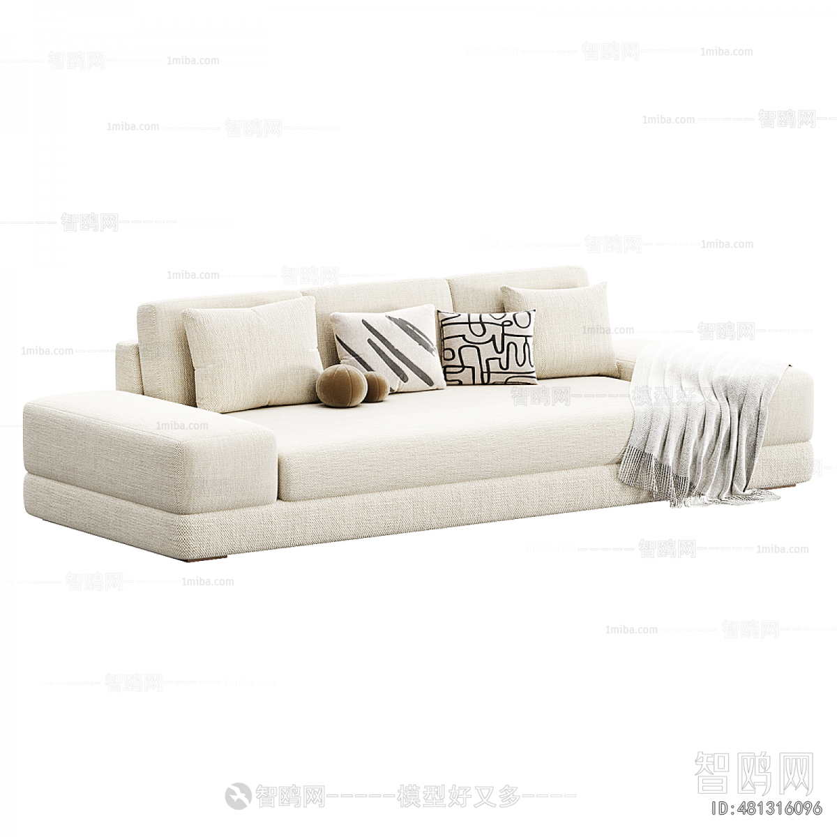 Modern Three-seat Sofa