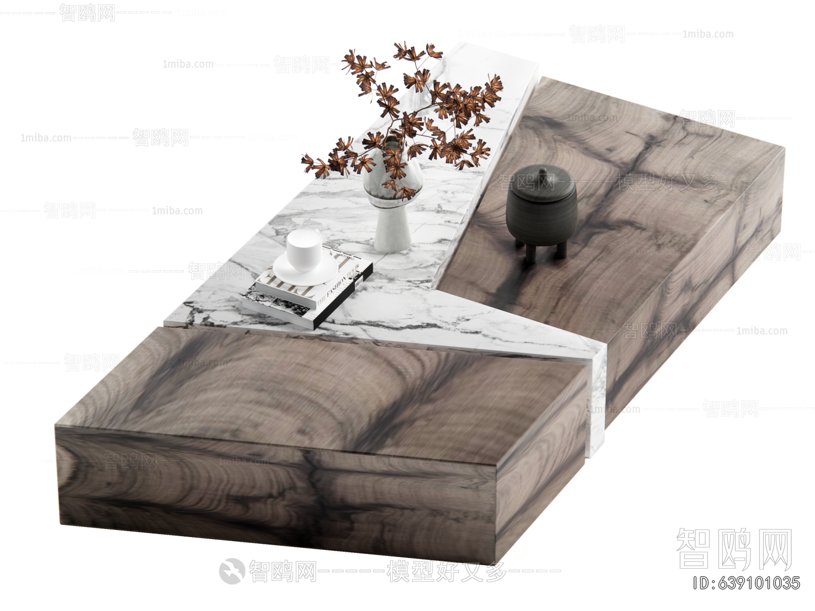 Wabi-sabi Style Coffee Table