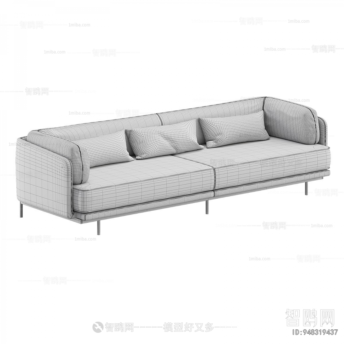 Modern Multi Person Sofa