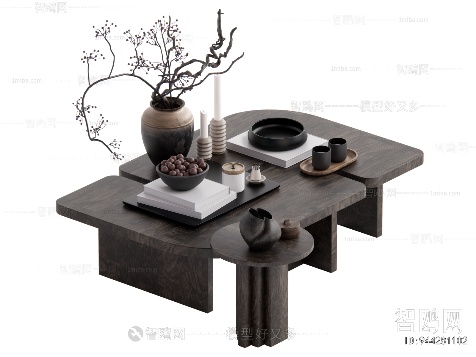 Wabi-sabi Style Coffee Table