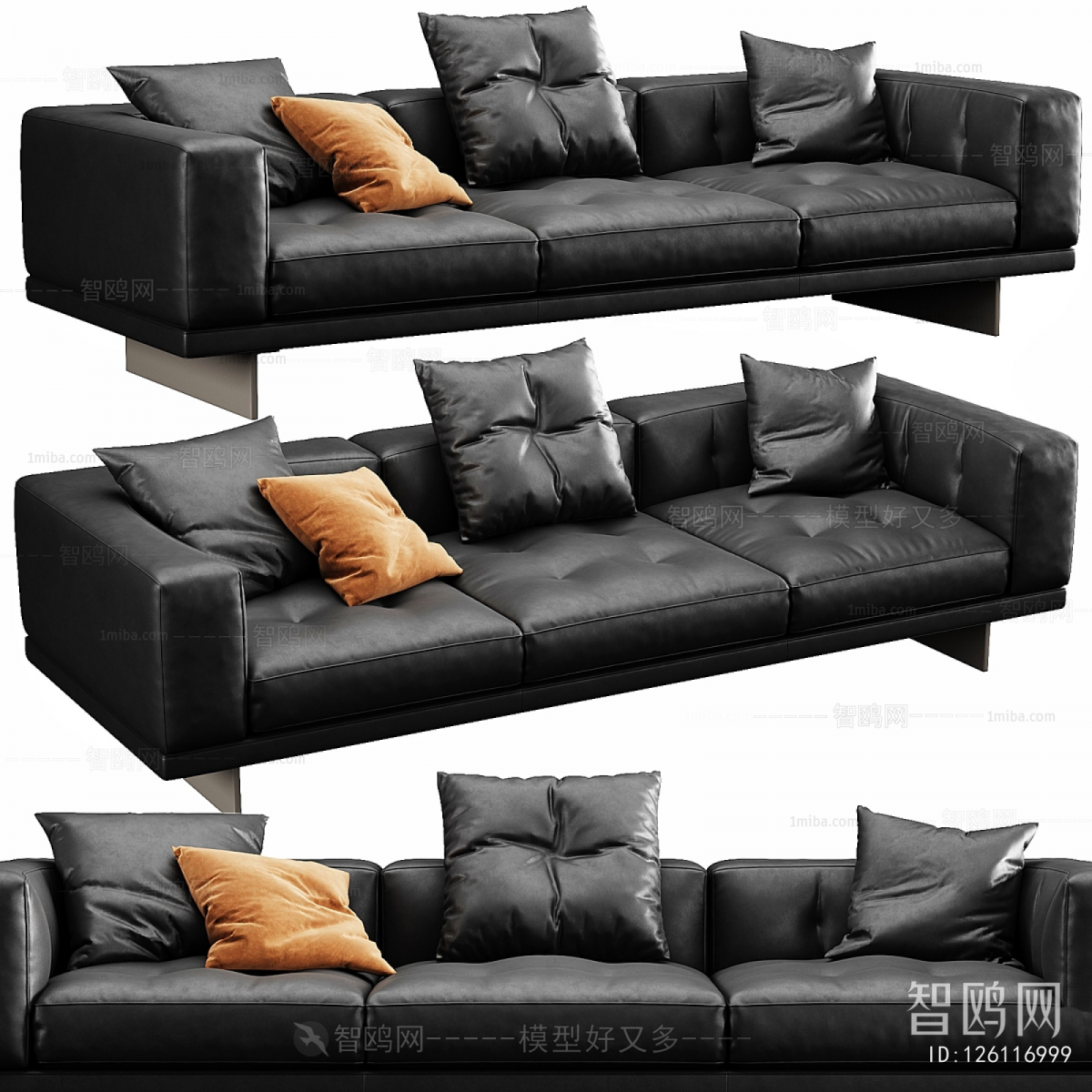 Modern Three-seat Sofa