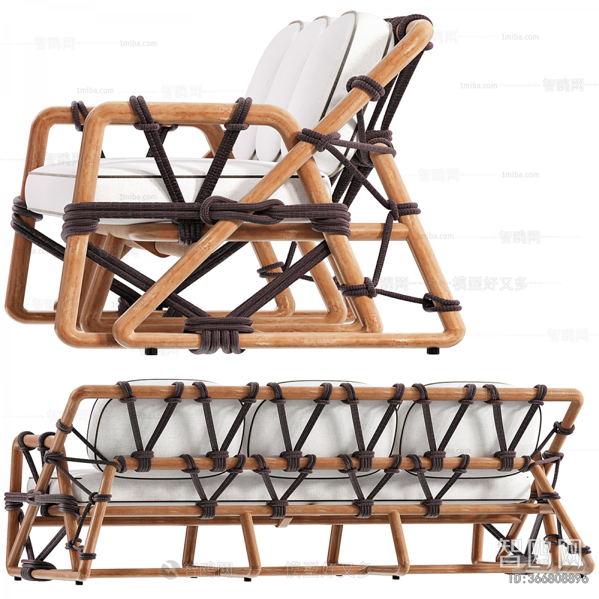 Modern Three-seat Sofa