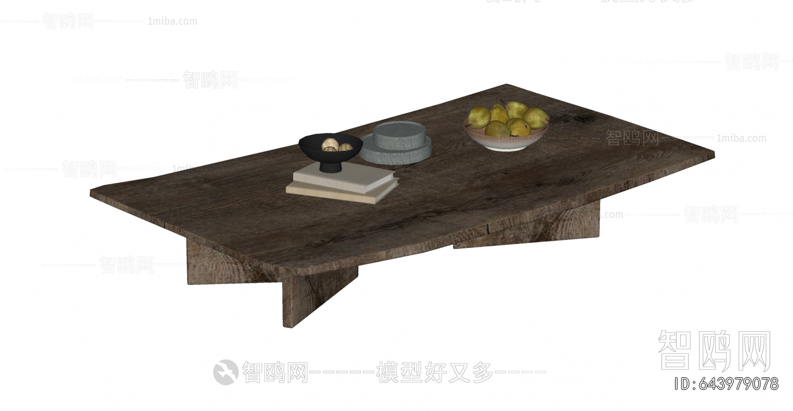 Wabi-sabi Style Coffee Table