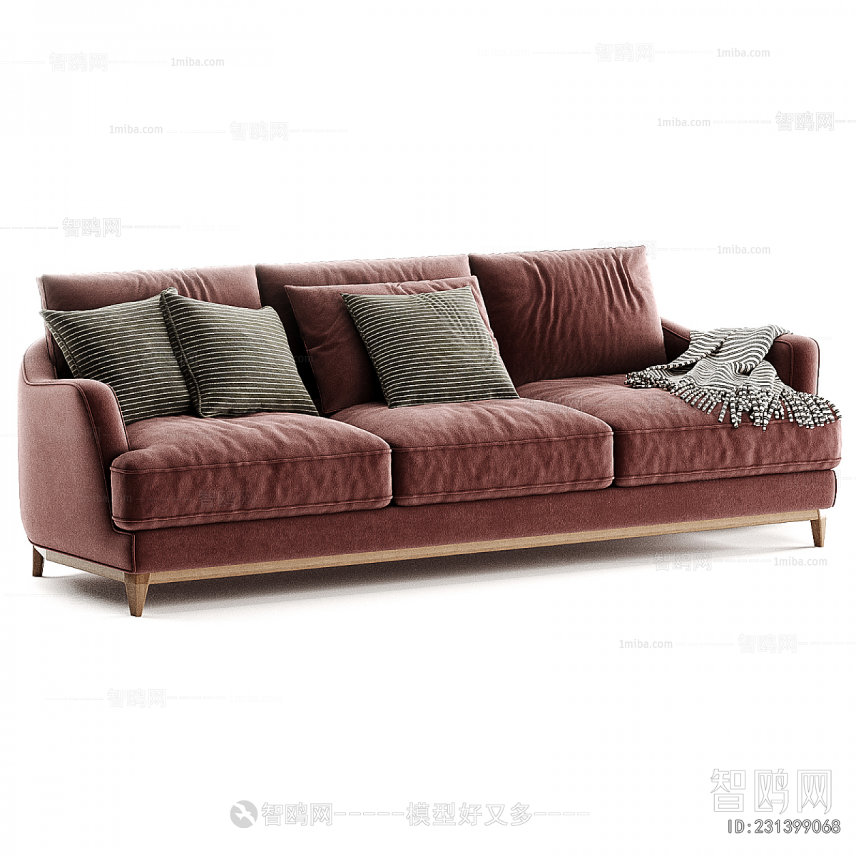 Modern Three-seat Sofa
