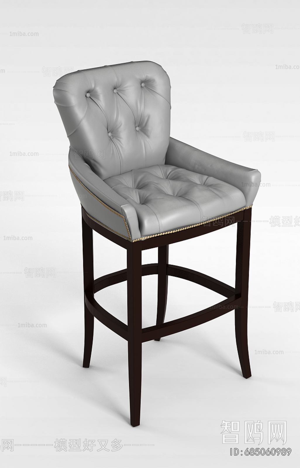Simple European Style Bar Chair