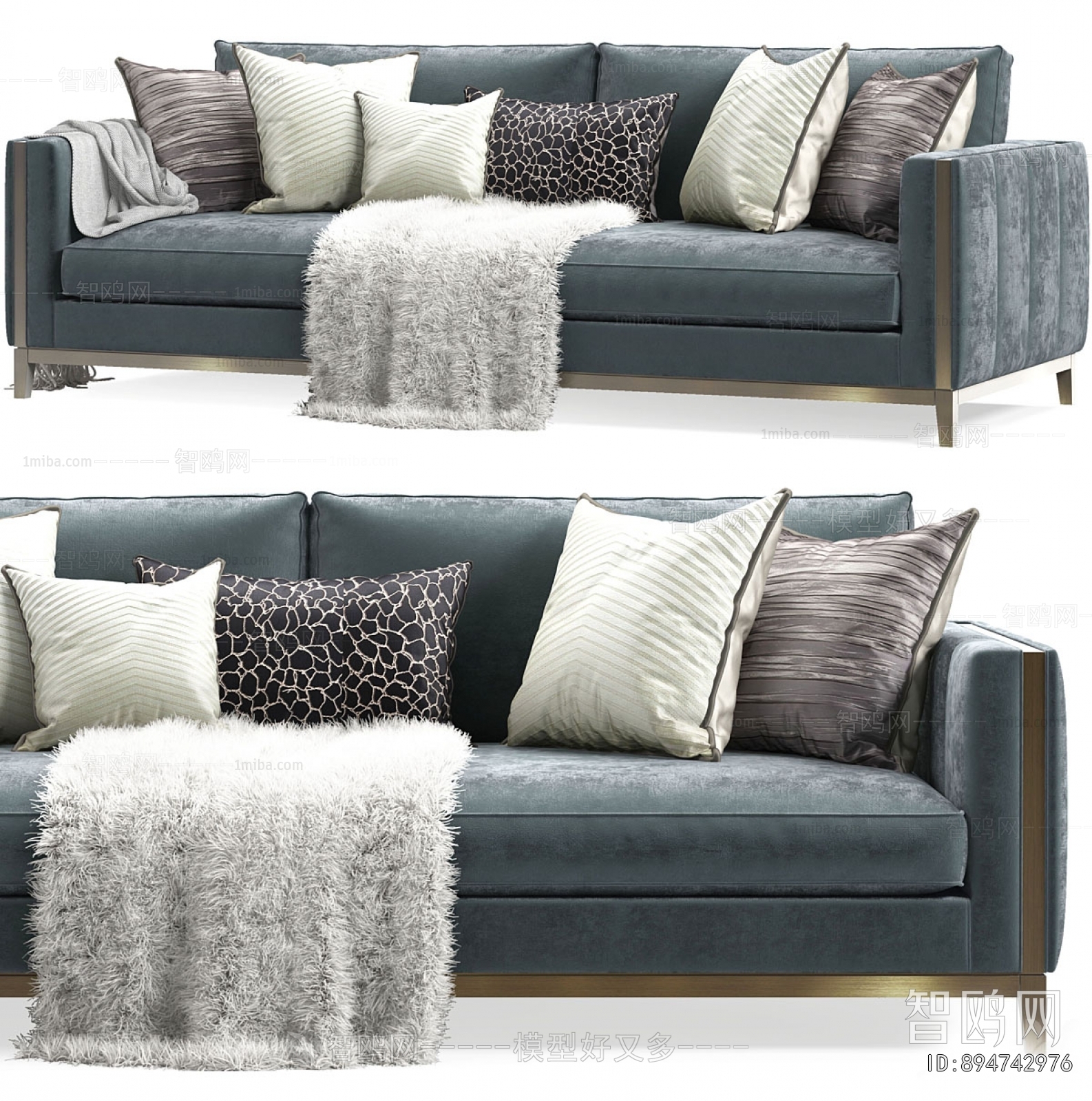 Modern Multi Person Sofa