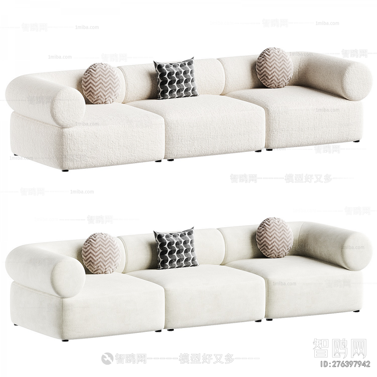 Modern Three-seat Sofa