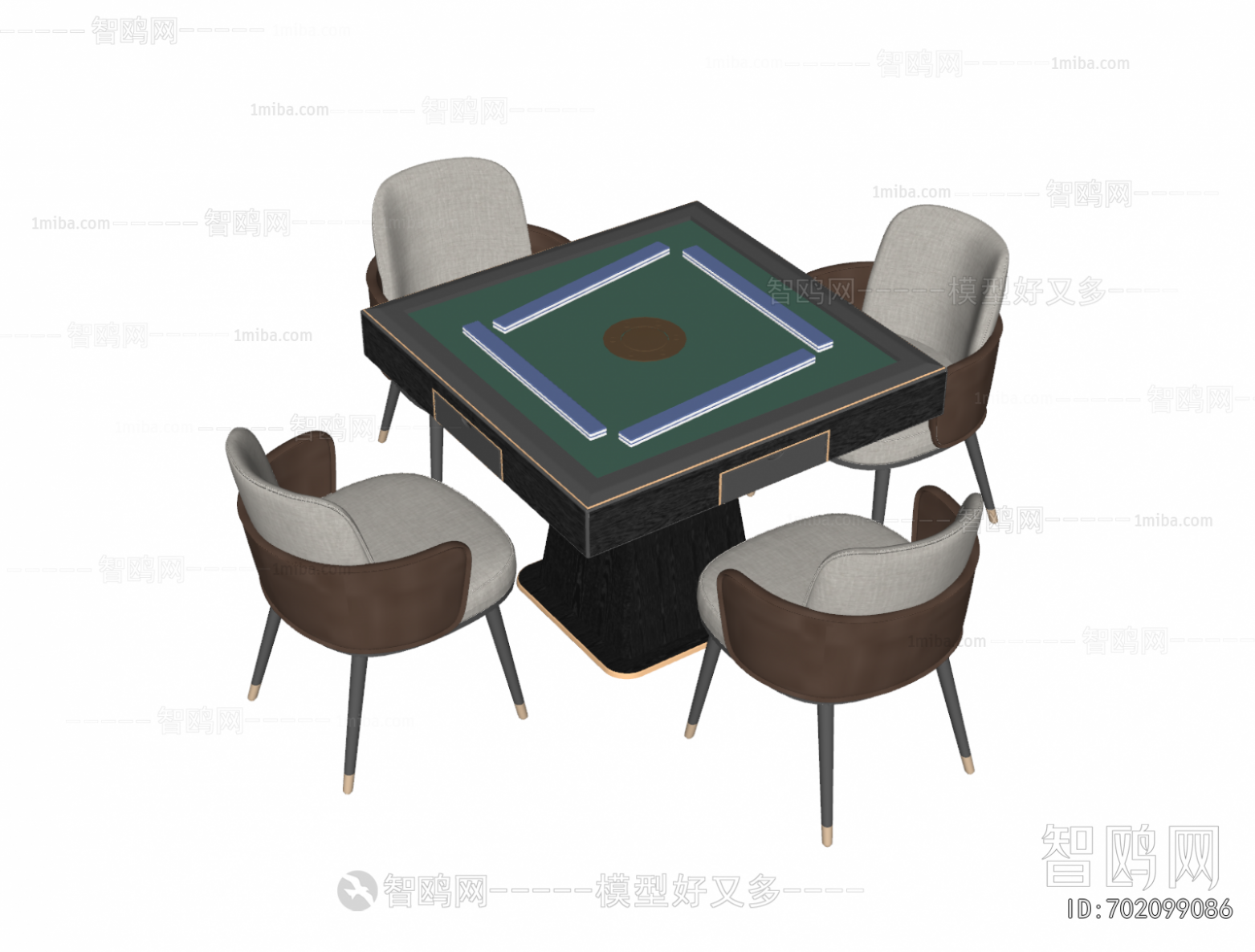 Modern Mahjong Tables And Chairs