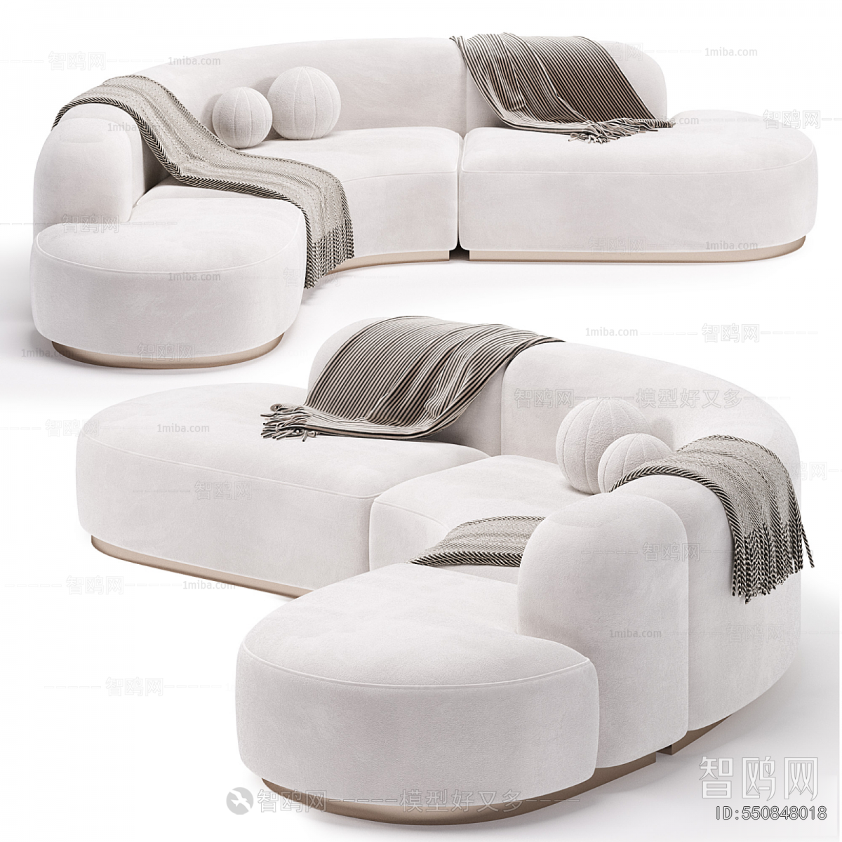 Modern Curved Sofa
