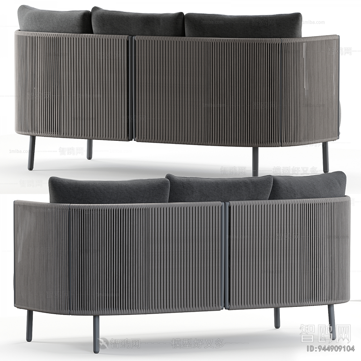 Modern Three-seat Sofa