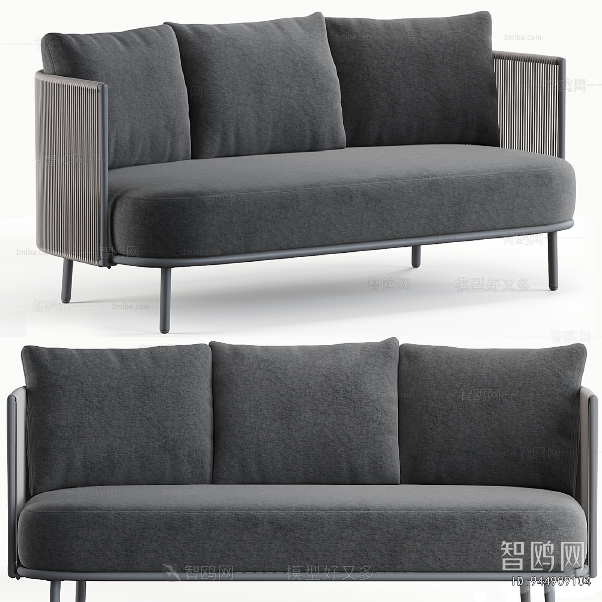 Modern Three-seat Sofa