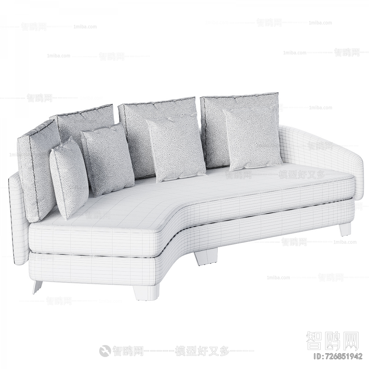 Modern Curved Sofa