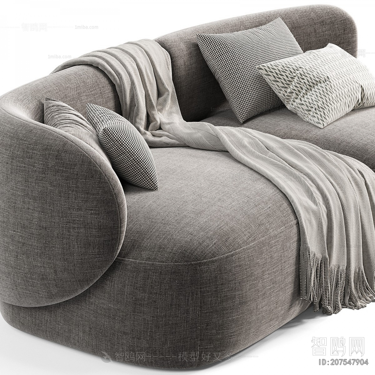 Modern Curved Sofa