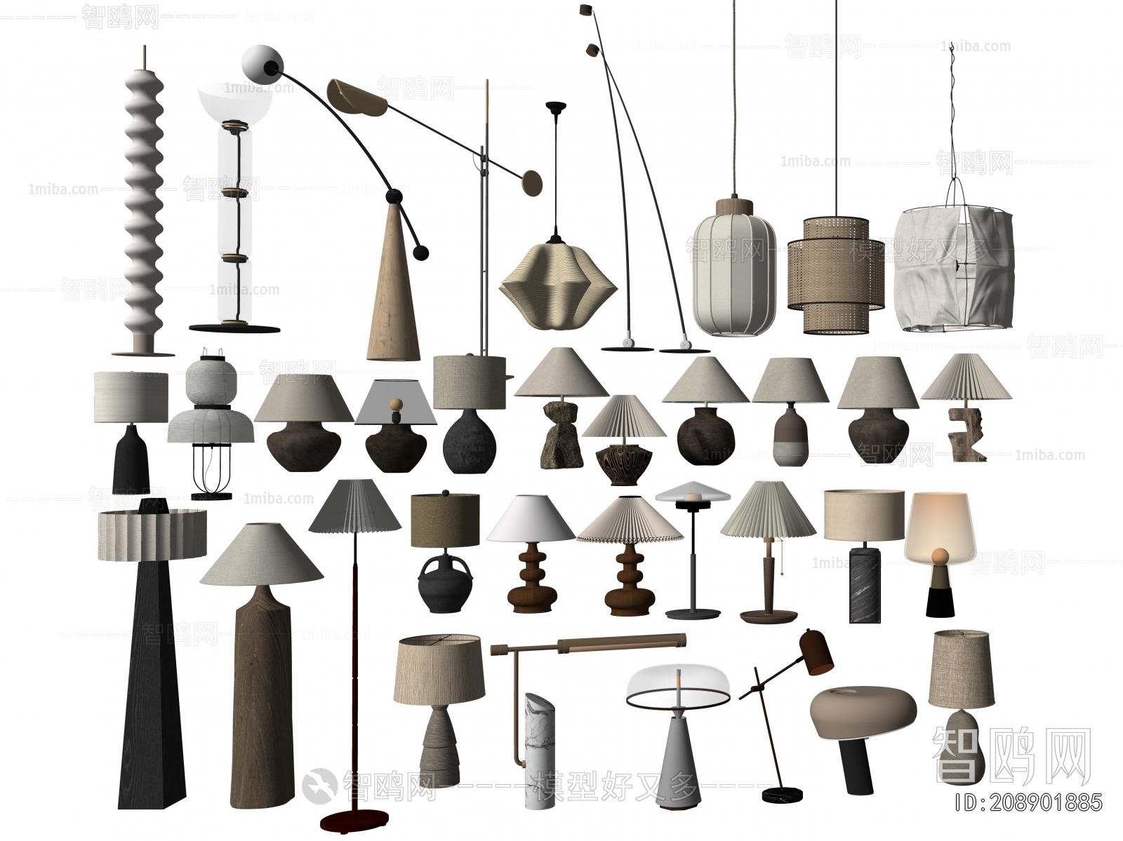 Wabi-sabi Style Table Lamp