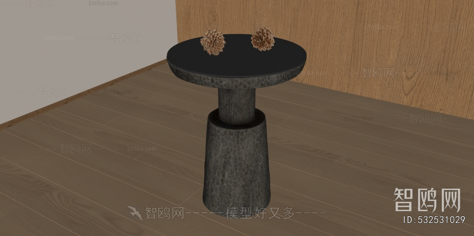 Wabi-sabi Style Side Table/corner Table