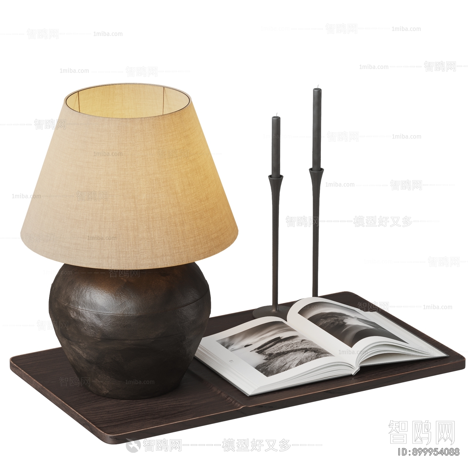 Wabi-sabi Style Table Lamp