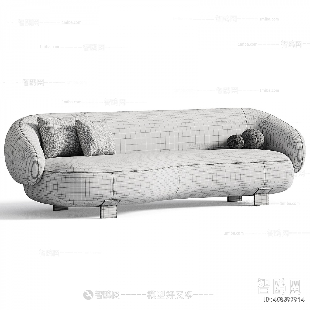 Modern Curved Sofa